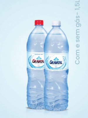 Água Mineral Gravatal com e sem gás 1.5L