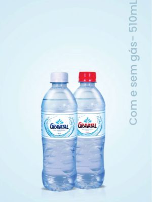 Água Mineral Gravatal com e sem gás 510ml